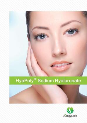 HyaPoly® Sodium Hyaluronate brochure cover