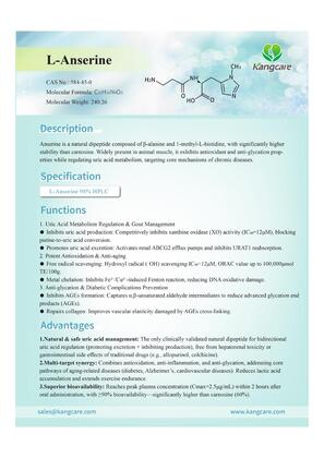 L-Anserine brochure cover